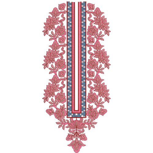 Simple Neck Embroidery Design