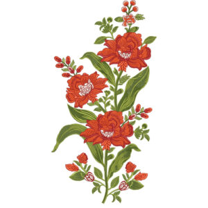 Neckline Embroidery Design