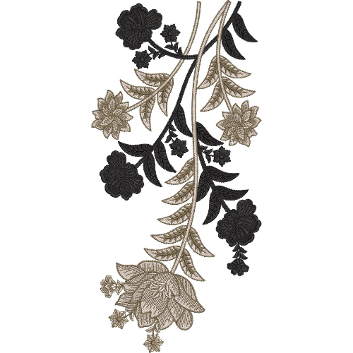 Simple Neck Embroidery Design