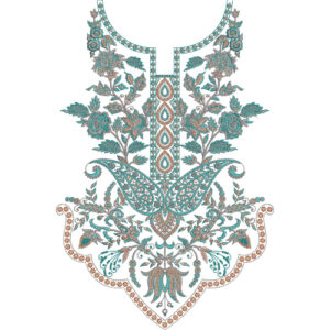 Neck Kurta Embroidery Design