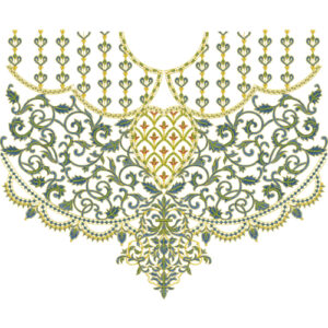 Beautiful Neck Embroidery Design