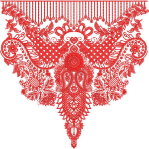 Neck Gala Embroidery Design
