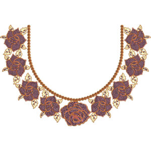 Simple Neck Embroidery Design