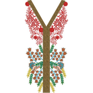 Neckline Embroidery Design