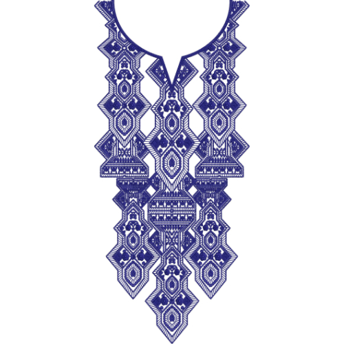 Neckline Embroidery Design
