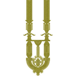 Unique Neck Embroidery Design