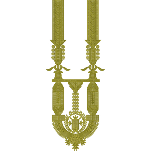 Unique Neck Embroidery Design