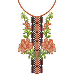 Neck Gala Embroidery Design