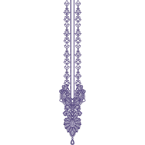 Simple Neck Embroidery Design