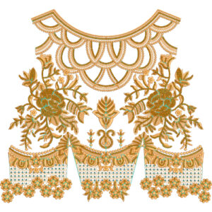 Neck Gala Embroidery Design