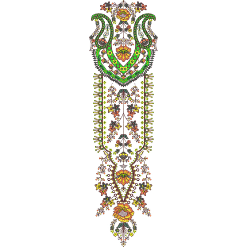 Neck Gala Embroidery Design