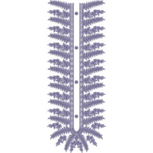 Neck Flower Embroidery Design