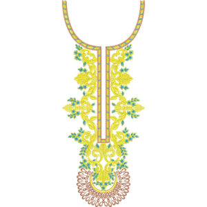 Neck Gala Embroidery Design
