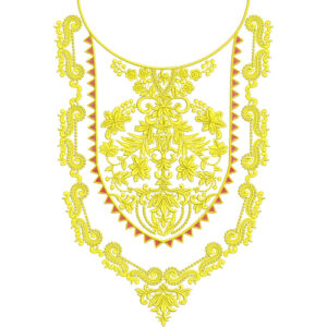 Neckline Embroidery Design
