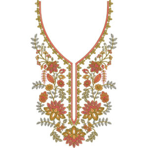 Neck Kurta Embroidery Design