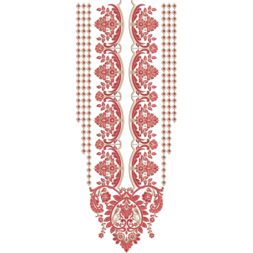 Neck Gala Embroidery Design