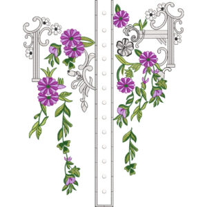 Unique Neck Embroidery Design