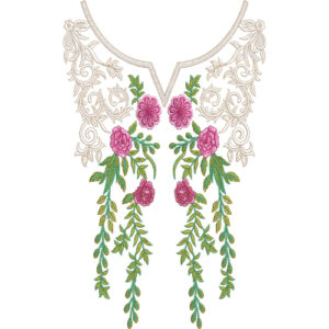 Neck Gala Embroidery Design
