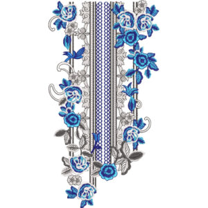Neckline Embroidery Design
