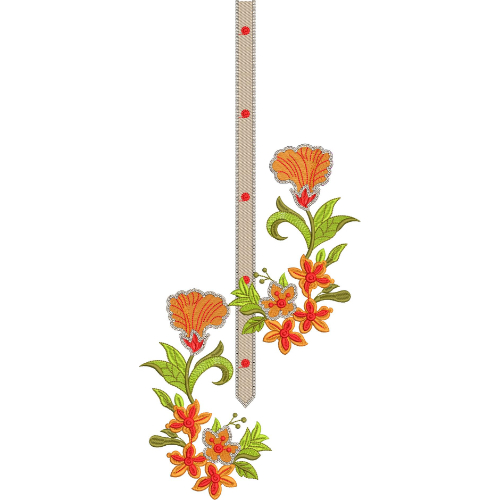 Neck Kurta Embroidery Design