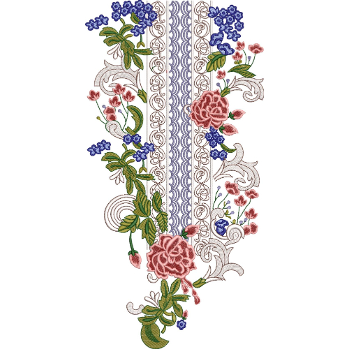 Beautiful Neck Embroidery Design
