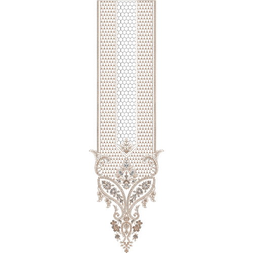 Simple Neck Embroidery Design