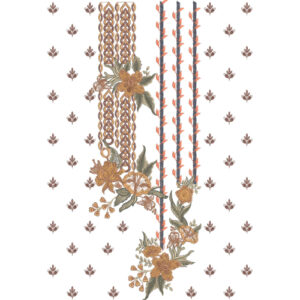 Unique Neck Embroidery Design