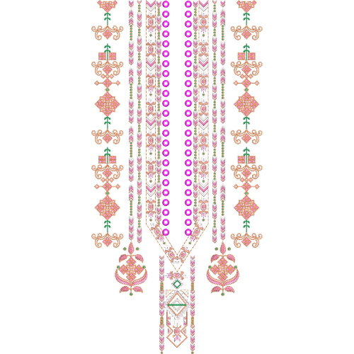 Simple Neck Embroidery Design