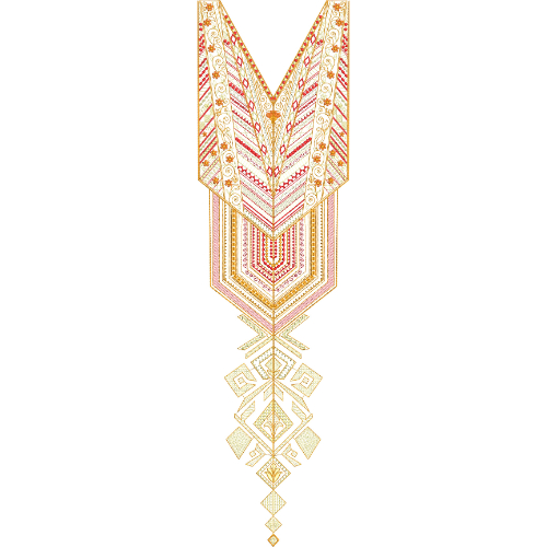 Neck Gala Embroidery Design