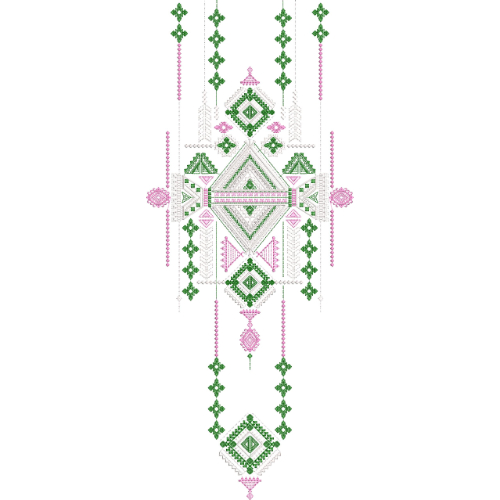 Neckline Embroidery Design