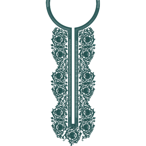 Neck Kurta Embroidery Design