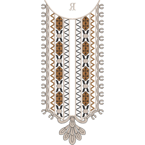 Neck Gala Embroidery Design