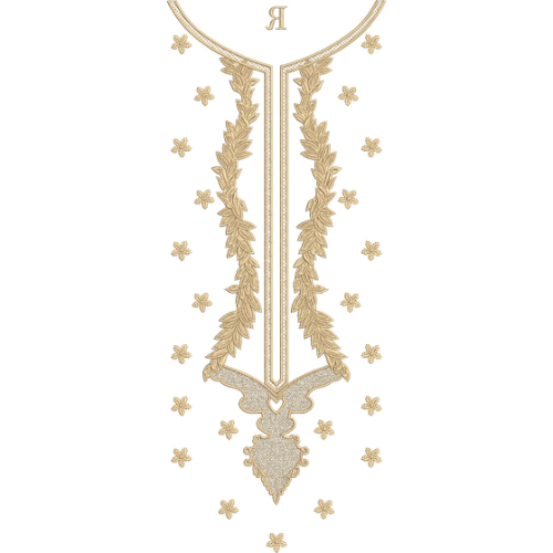 Simple Neck Embroidery Design