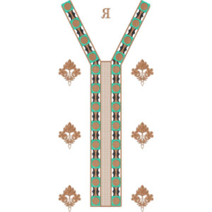 Unique Neck Embroidery Design