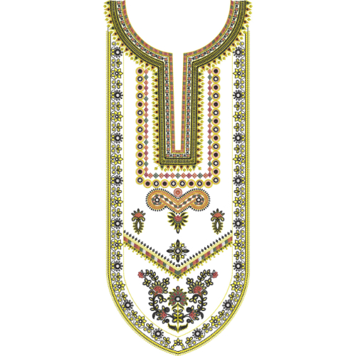 Neck Gala Embroidery Design