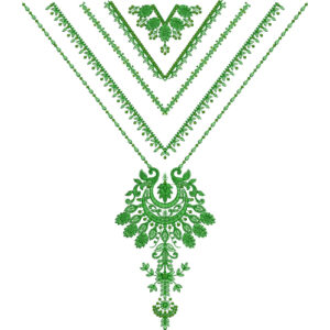 Beautiful Neck Embroidery Design