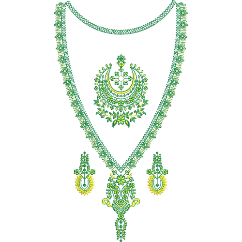 Simple Neck Embroidery Design