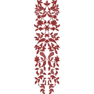 Neck Flower Embroidery Design