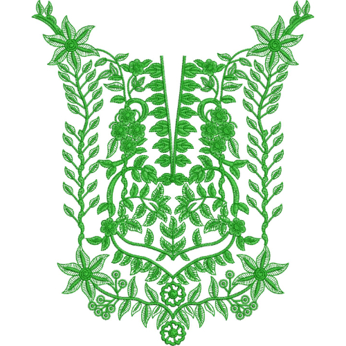 Neck Kurta Embroidery Design