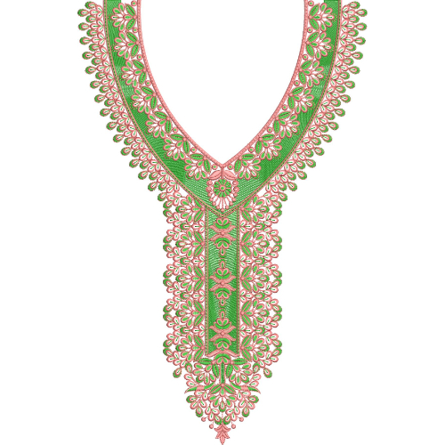 Neck Gala Embroidery Design