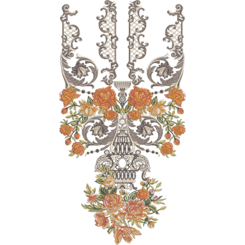 Beautiful Neck Embroidery Design