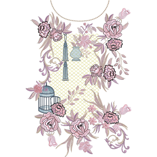 Neck Gala Embroidery Design