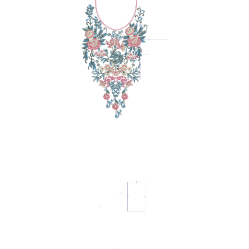 Neck Gala Embroidery Design