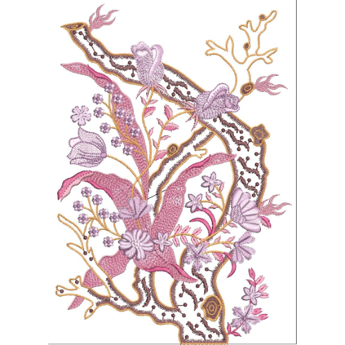 Neckline Embroidery Design