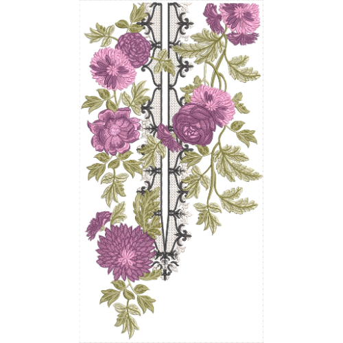 Neck Gala Embroidery Design