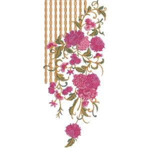 Neckline Embroidery Design