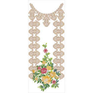 Beautiful Neck Embroidery Design