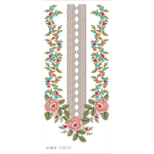 Unique Neck Embroidery Design