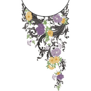 Neck Gala Embroidery Design
