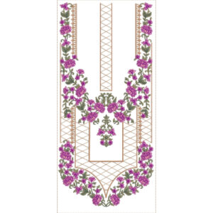 Neckline Embroidery Design